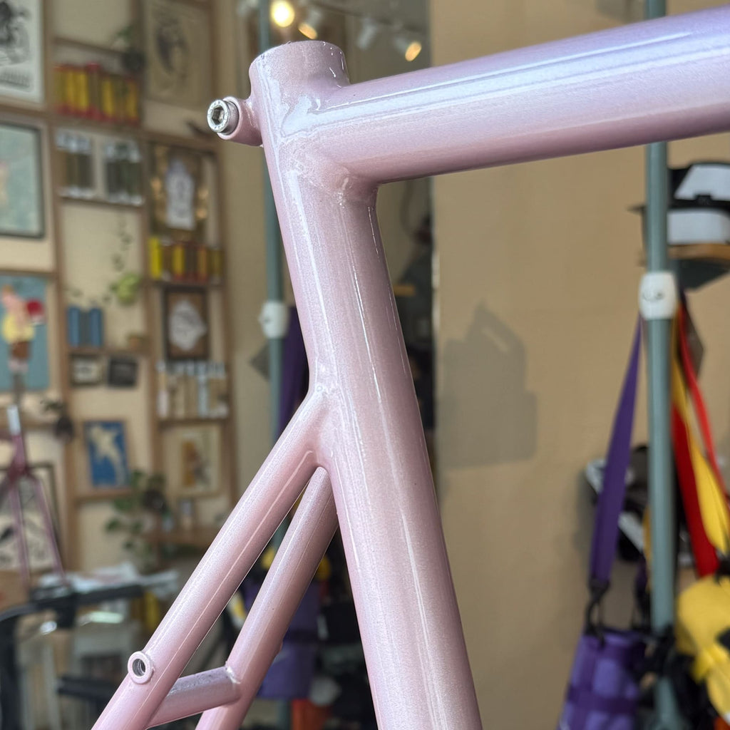 Frameset 4130 cromoly single/fixa