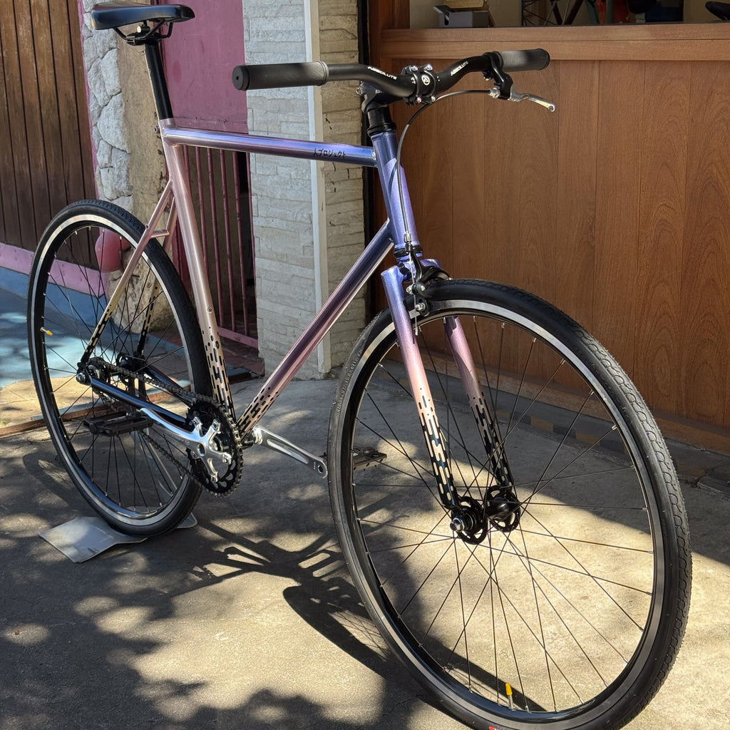 Bicicleta Cromoly Single/FIxa Sob Medida